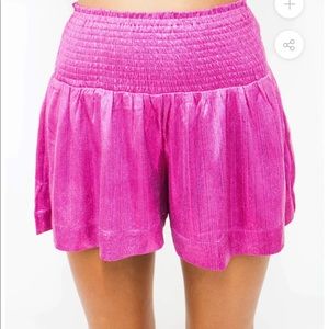 tcec pink glitter shorts